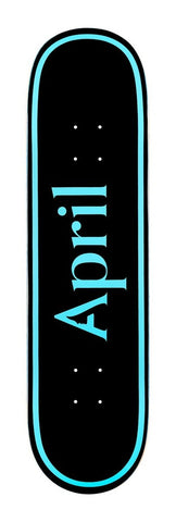APRIL TEAM OG LOGO BLUE-BLACK DECK SIZE 8.25