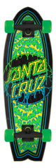 Toxic Dot 8.8in x 27.7in Shark Cruiser Skateboard Santa Cruz Complete