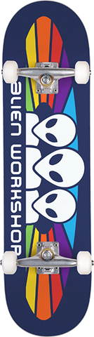 Alien Work Shop Spectrum Navy Size 7.5 Complete Deck