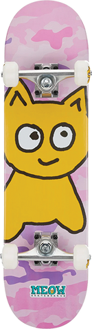 Meow Big Cat Soft Top Camp Pink Complete 7.25 Complete Deck