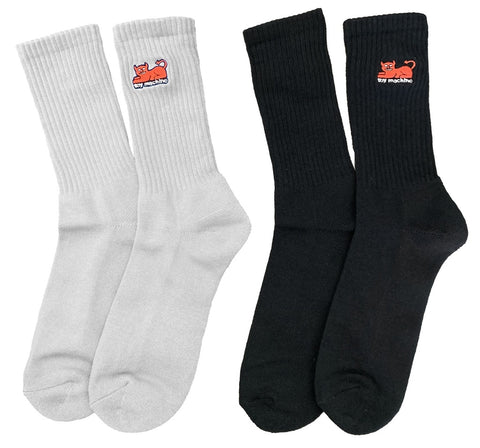 Toy Machine Devil Cat Socks Black Socks