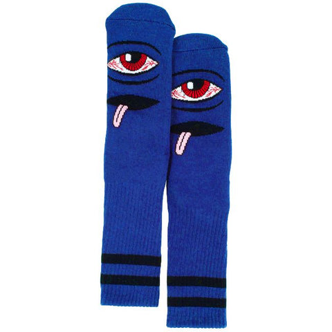 Toy Machine Blog Shot Eye Blue Socks