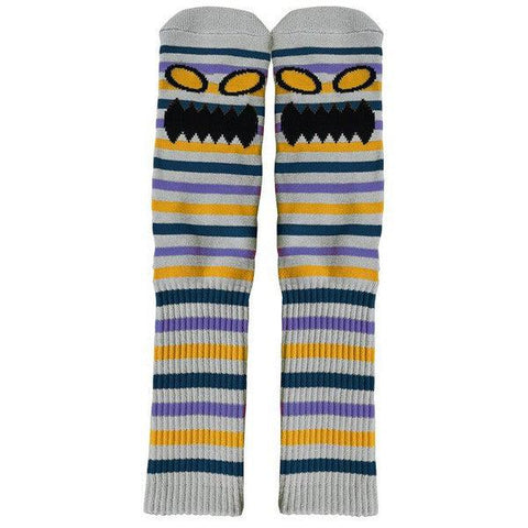 Monster Face Mini Stripe (Grey)