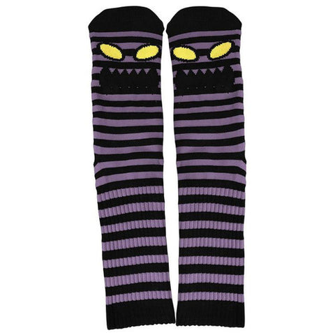 Monster Face Mini Stripe (Purple)