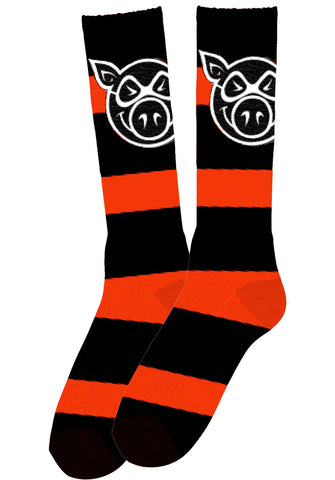 Pig Striped (Orange Black)