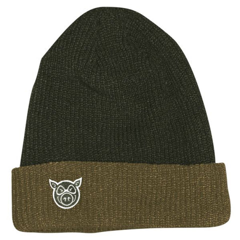 Pig Wharf Beanie (Forest Green)