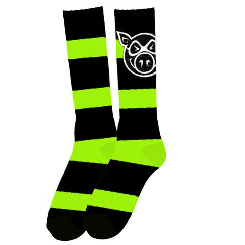 Pig Striped (Green Black)