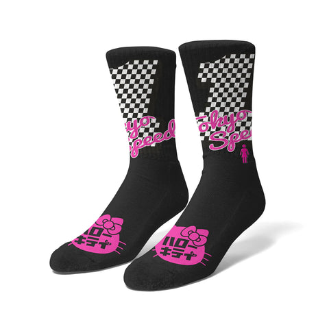 Girl Skateboard Speed Socks